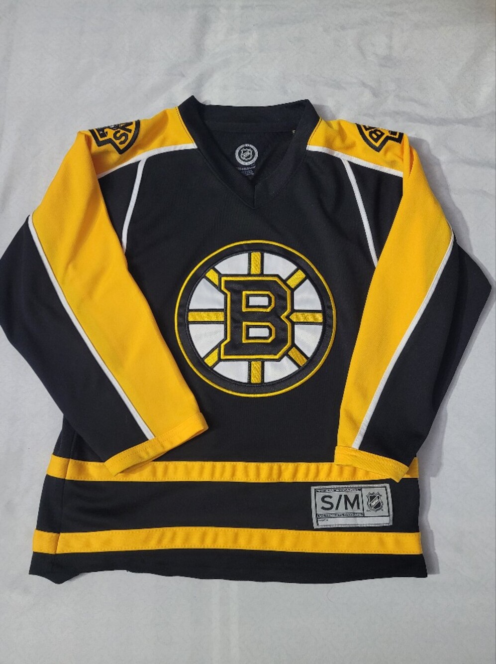 NHL Boston Bruins Youth Hockey Jersey